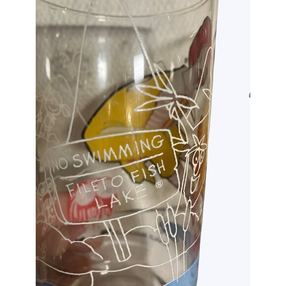 Vintage 1977 McDonalds Collectible Glass Set With Retro Ronald Mcdonald Graphic - Picture 9 of 11